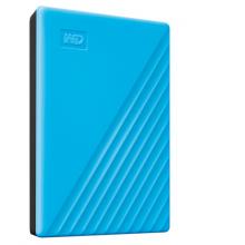 西部数据(WD)5TB USB3.0移动硬盘My Passport随行版 2.5英寸 蓝色(密码保护 自动备份)WDBPKJ0050BBL