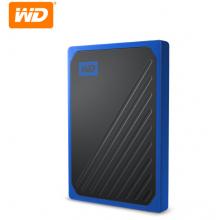 西部数据(WD)500GB USB3.0移动硬盘 固态(PSSD)My Passport Go钴蓝色(坚固耐用 小巧便携)WDBMCG5000ABT