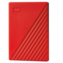 西部数据(WD)1TB USB3.0移动硬盘My Passport随行版 2.5英寸 红色(密码保护 自动备份)WDBYVG0010BRD