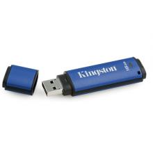 金士顿（Kingston）u盘USB3.0 DTVP30 闪存盘硬件加密U盘 专业硬件加密 16G