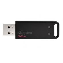 金士顿（Kingston）USB2.0 DT20电脑系统优盘商务办公汽车载高速U盘 黑色时尚32G