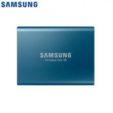 三星(SAMSUNG) 500GB Type-c USB3.1 移动硬盘 固态（PSSD）T5 珊瑚蓝 最大传输速度540MB/s 安全便携