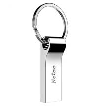 朗科（Netac）8GB USB2.0 U盘U275银色 创意车载钥匙圈加密U盘 防水闪存盘