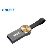 忆捷（EAGET）64GB USB3.0 U80 高速读写U盘 金属U盘 防尘防水迷你优盘 锖金色