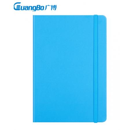广博(Guangbo) 绑带硬面记事本 办公会议记录本笔记本 蓝色 GBP20071
