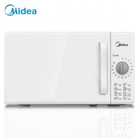 美的（Midea）M100 快捷微波炉 360°转盘加热 旋钮操控 精准控温 20升