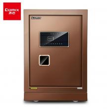 齐心(Comix)保险柜 高60cm全钢智能指纹密码保险箱 办公保险保管箱 香槟色BGX-60P