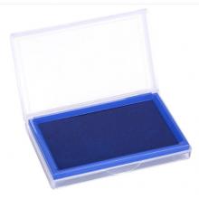 晨光(M&G)文具蓝色快干透明印台 方形财务专用印泥印台 油性印油印台 单个装AYZ97513