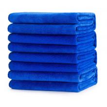 抹布	蓝色，方巾（2条一包）