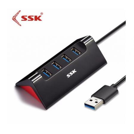 SSK飚王 835一拖四口usb3.0分线器 1.5米