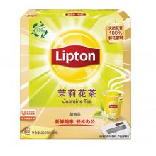 立顿Lipton 茉莉花茶 茶叶 办公室下午茶 非独立袋泡 茶包 2g*100