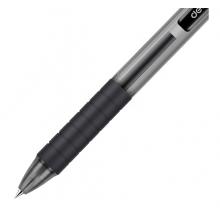 得力(deli)中性笔签字笔 0.5mm子弹头水笔按动笔 办公用品 黑色/支S06