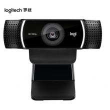 罗技（Logitech） C922高清网络摄像头 视频会议网课教学摄像头 黑