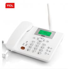 TCL 插卡电话机 移动固话 家用办公电销座机 电信手机卡 大音量 全中文 CF203C(白色)