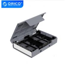 奥睿科(ORICO) 2.5/3.5英寸硬盘保护盒 台式机硬盘收纳盒 防震/抗压/耐摔保护套带标签保护包 灰色PHP25