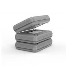 奥睿科（ORICO）PHX35 3.5英寸硬盘收纳保护盒 防潮/防震/耐压/抗摔 带标签数据整理 灰色