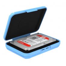 奥睿科（ORICO）PHX35 3.5英寸硬盘收纳保护盒 防潮/防震/耐压/抗摔 带标签数据整理 蓝色