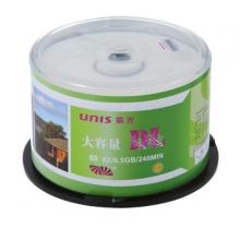 紫光（UNIS）DVD+R DL 光盘 刻录盘 8.5G  桶装50片