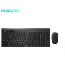 雷柏（Rapoo） 8050T 键鼠套装 无线蓝牙键鼠套装 办公键盘鼠标套装 无线键盘 蓝牙键盘 黑色