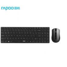 雷柏（Rapoo） 9300T 键鼠套装 无线键鼠套装 办公键盘鼠标套装 超薄键盘 2.4G无线键盘 笔记本键盘 黑色
