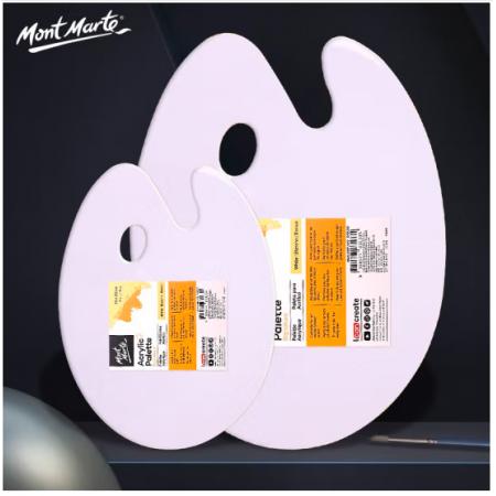 蒙玛特(Mont Marte)颜料调色盘22*30cm 双面可用调色板美术学生画画用颜料盘 光滑易清洗大号绘画盒MAPL0007