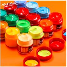 蒙玛特(Mont Marte)丙烯颜料12色100ml 丙烯画颜料手绘彩绘墙绘画画套装 美术绘画涂鸦防水颜料MSCH1201