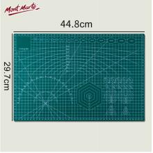 蒙玛特(Mont Marte)垫板a3 切割板素描铅笔套装美术绘画垫板学生手绘桌垫裁剪雕刻切板 防滑双面手工刻度板