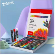 蒙玛特(Mont Marte)油画棒24色 重彩油画棒油性绘画画笔涂鸦油彩棒套装 美术绘画工具画画蜡笔MMPT0014CN
