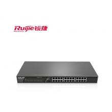 锐捷（Ruijie）RG-ES124G V2 24口千兆非网管型交换机 黑色