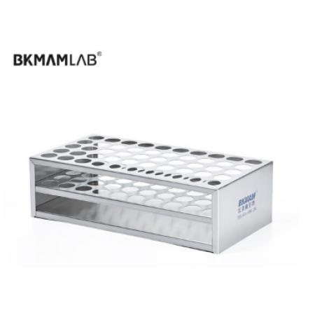 BKMAM  不锈钢试管架 比色管架 23mm*50