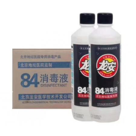 龙安84消毒液/12瓶：箱 500ml
