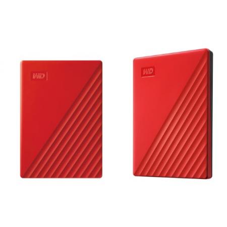 西部数据(WD) 2TB 移动硬盘 USB3.0 My Passport随行版2.5英寸 黑 机械硬盘 手机笔记本电脑外接存储 兼容Mac 四种颜色可选