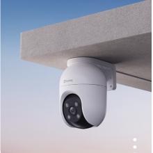 萤石 C8C 400万摄像头 无线WiFi 室外双云台360° 防水防尘监控 手机远程 人形检测 全彩夜视
