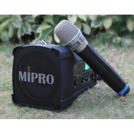 MIPRO咪宝MA-100SBII 蓝牙音响户外移动便携式小型音箱讲解喊话扩音器带话筒一体宣传讲话喇叭插卡可充电 配手持话筒（二代）