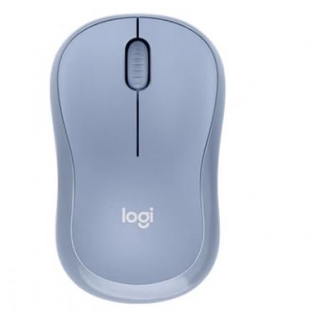 罗技（Logitech）M221 静音鼠标 无线鼠标 办公鼠标 对称鼠标 带无线微型接收器 雾霭蓝