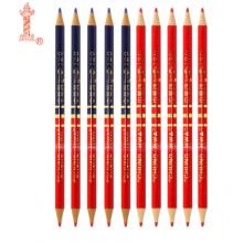铅笔	中华 120-红蓝 单支 红蓝铅笔施工放线 特种铅笔圆杆