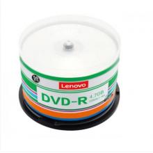 联想（Lenovo）DVD-R 光盘/刻录盘 16速4.7GB 办公系列 空白光盘 桶装50片