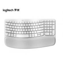 罗技（Logitech）Wave Keys人体工学键盘 +4°
