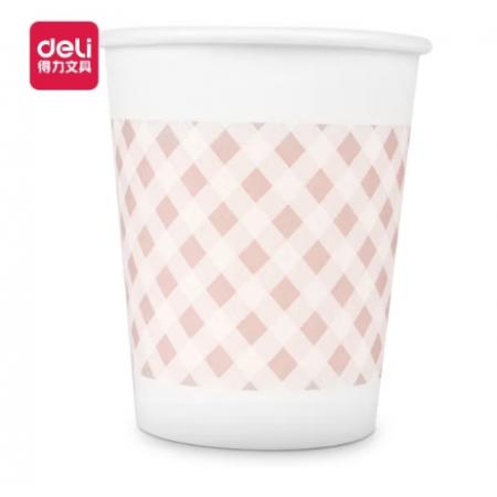 得力（deli） 9570 加厚纸杯 50只装250mL