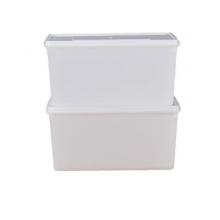 食品收纳盒	20*30cm白色带盖meyao