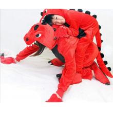 连体睡衣 小恐龙儿童睡衣  红恐龙