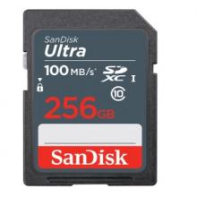 闪迪（SanDisk）256GB SD内存卡 至尊高速版读速100MB/s 数码相机 摄像机存储卡 支持高清视频