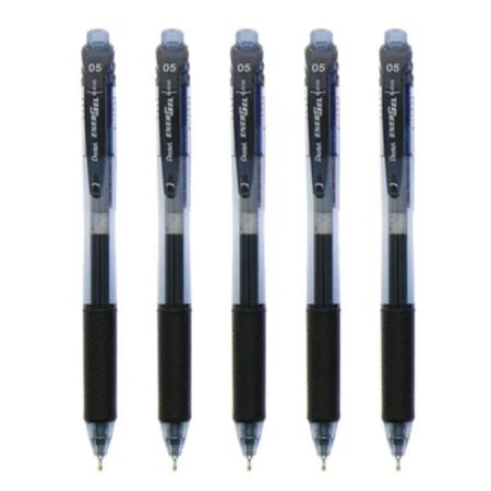 派通（Pentel）BLN105 按动中性笔 速干水笔 0.5mm 蓝黑色