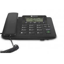 摩托罗拉(Motorola)电话机座机固定电话 办公家用 来电显示 免电池 大屏幕 大按键 CT230C(黑色)