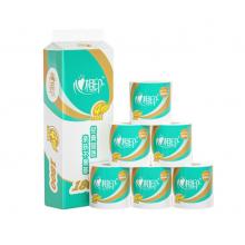 心相印有芯卷纸 心柔4层180g*10卷卫生纸巾 大克重卷筒纸