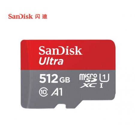 闪迪（SanDisk）512GB TF（MicroSD）内存卡 A1 U1 C10