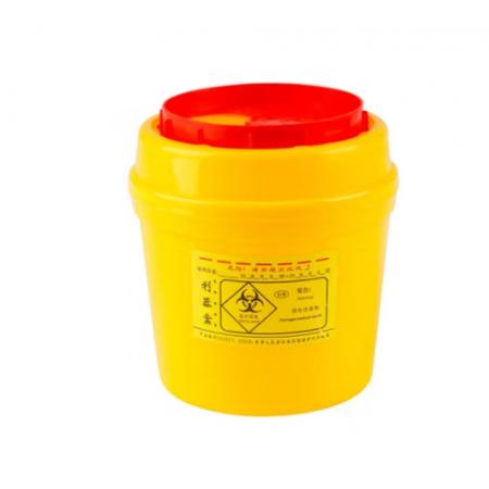 久洁 医疗利器盒 圆形1L