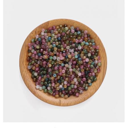 天然碧玺散珠	约3mm150颗