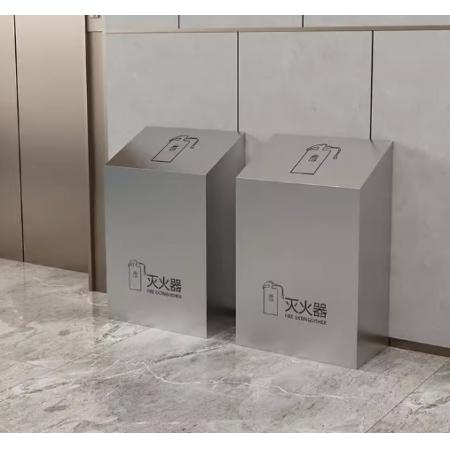 消防不锈钢灭火器箱 4公斤放置架 定制