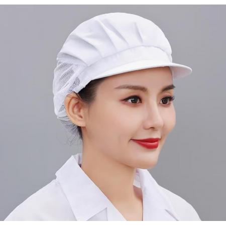 面点厨师帽	海斯迪克白色布艺